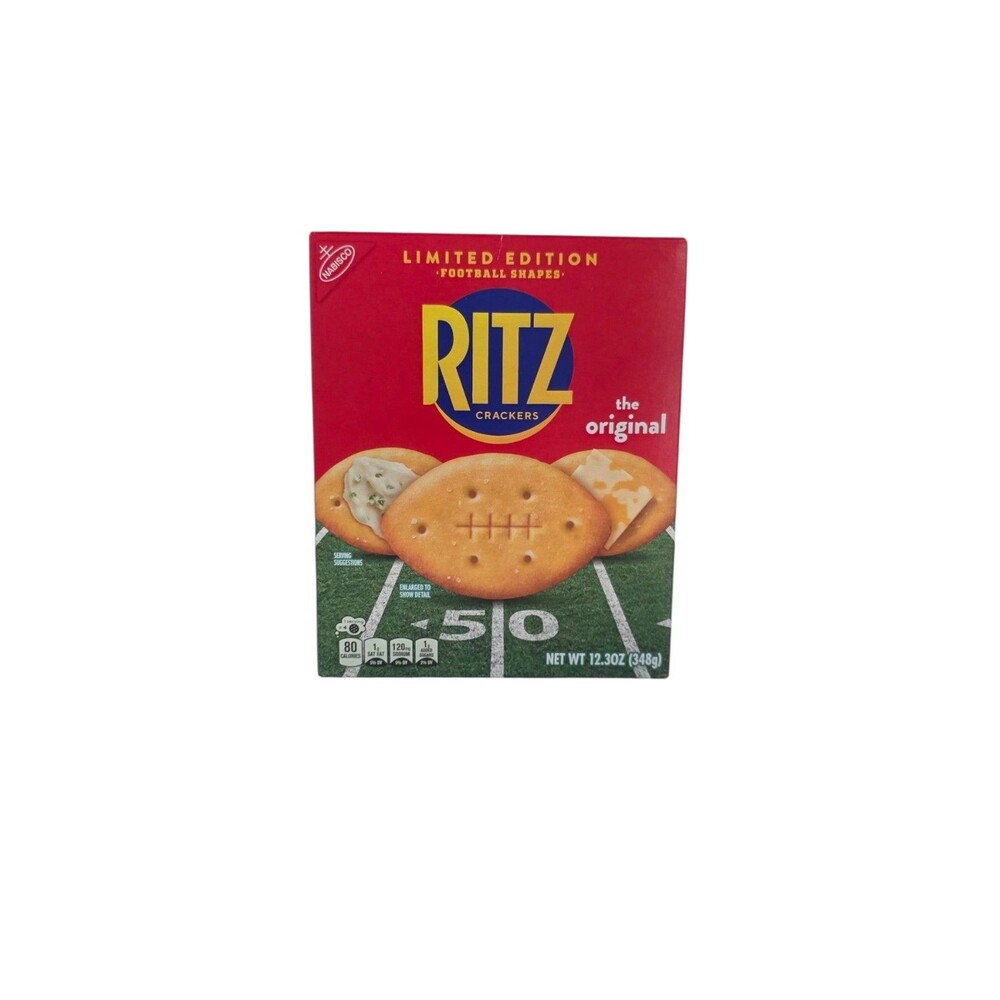 RITZ Football Shapes Original Crackers Limited Edition 12.3 oz